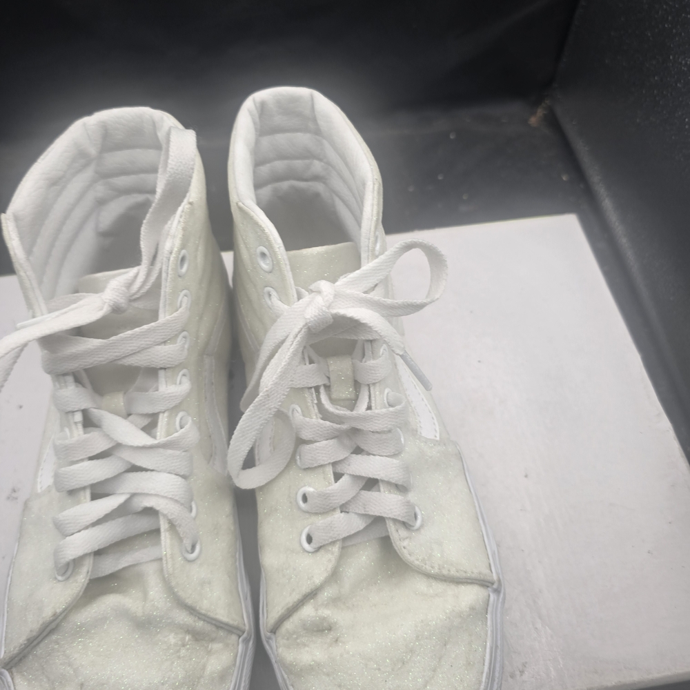 White High-Top Sneakers
